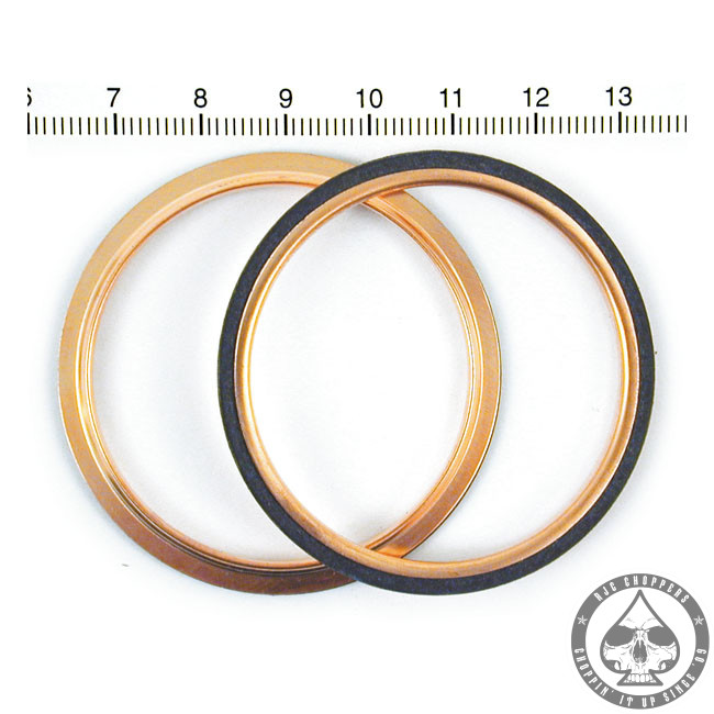 James Exhaust Gasket, copper, Shovelhead - Image 2