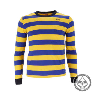 13 1/2 Magazine, Behind Bars Longsleeve, Yellow/Blue