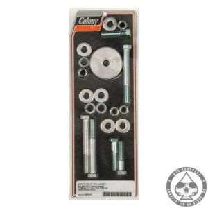 Front Motor Mount bolt kit, Zinc, 88-06 B.T.