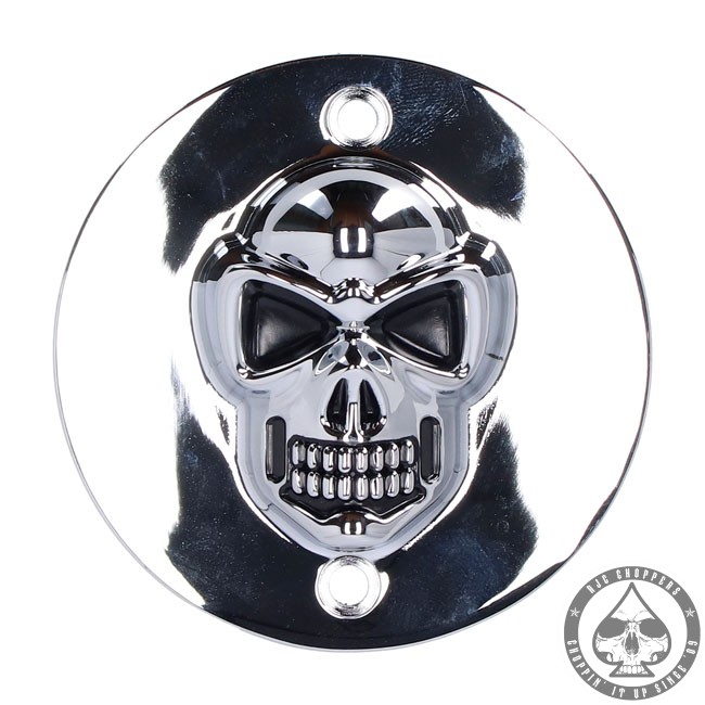 Point Cover Skull, Chrome XL