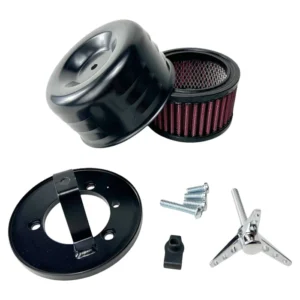 TC-Bros, Black Louvered Air Cleaner, Bendix & Keihin