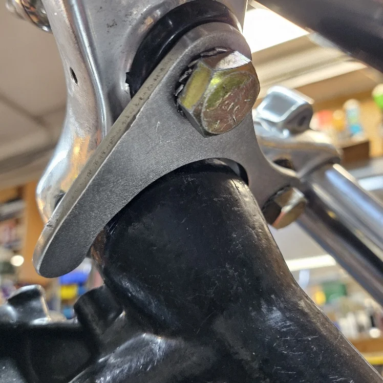 Stainless fork stop kit, XL Forks on Bigtwin Frames