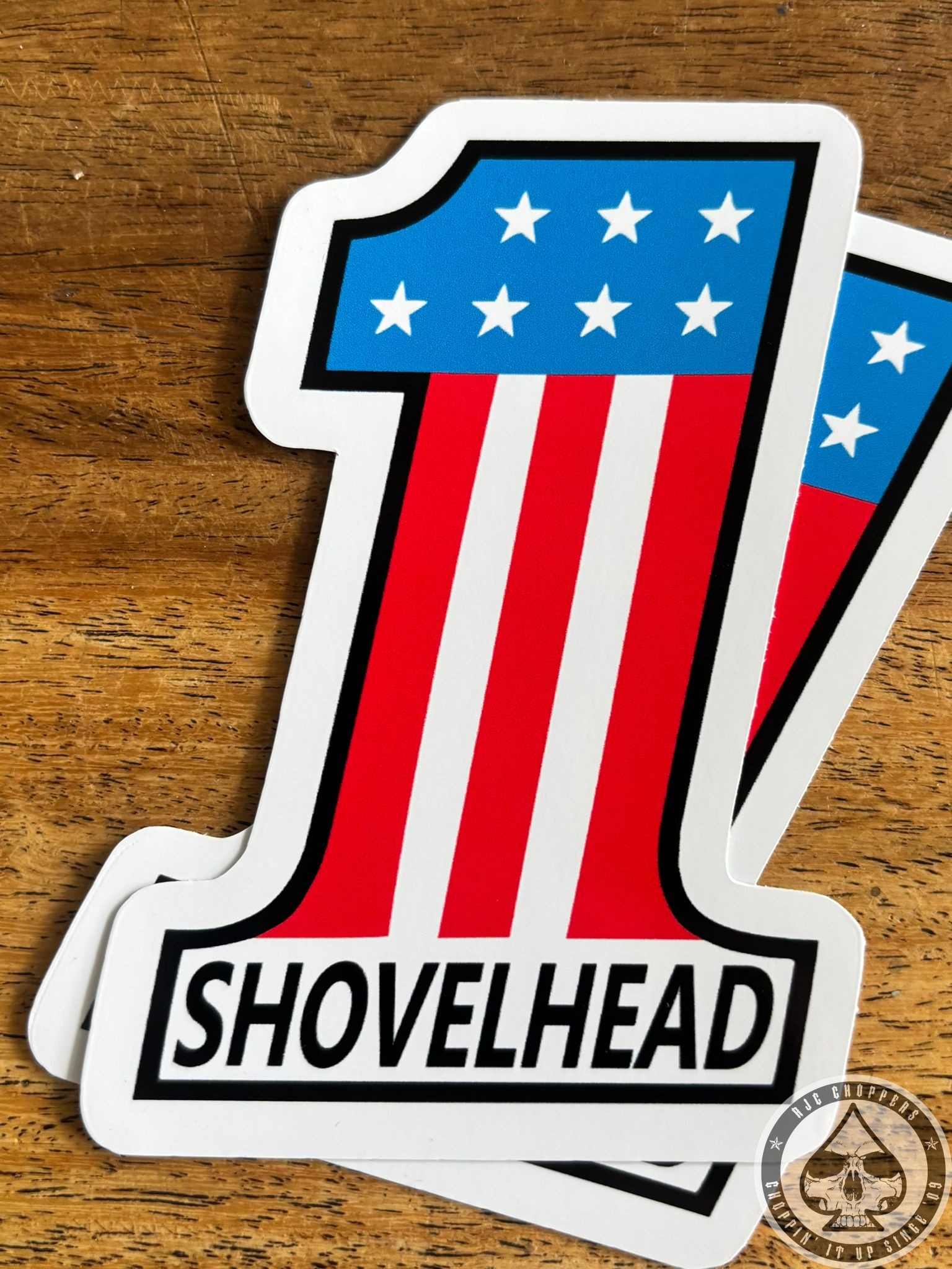Number one, Shovelhead Sticker