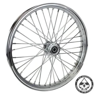 Moto Iron 40 Spoke 21" x 2.15" Chopper Spool Wheel, 3/4 inch Bearings