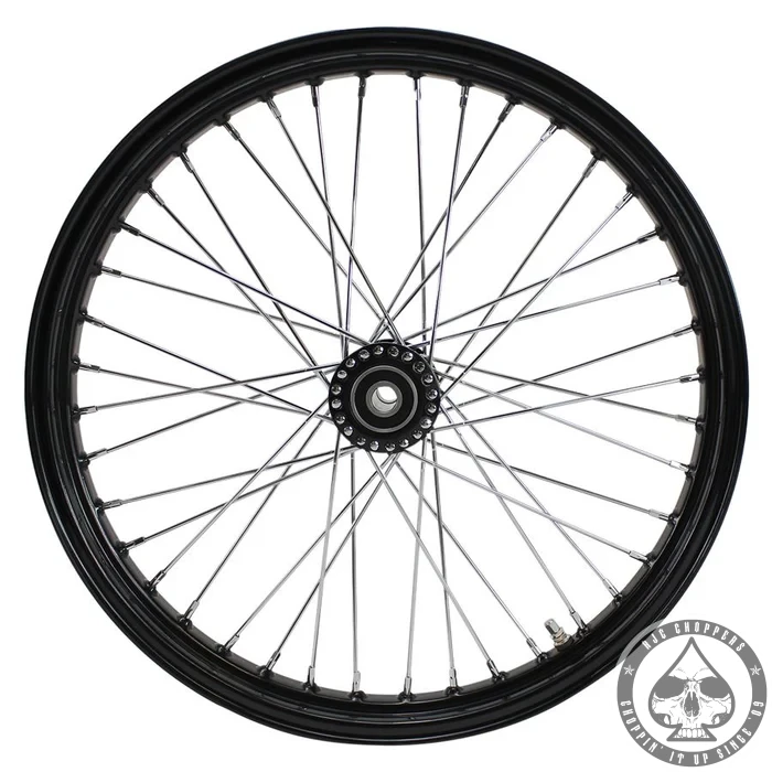 Moto Iron 40 Spoke 21" x 2.15" Chopper Spool Wheel, 3/4 inch Bearings - Image 2