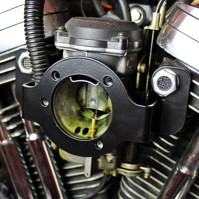 TC-Bros, Black Air Cleaner bracket XL Models - Image 6