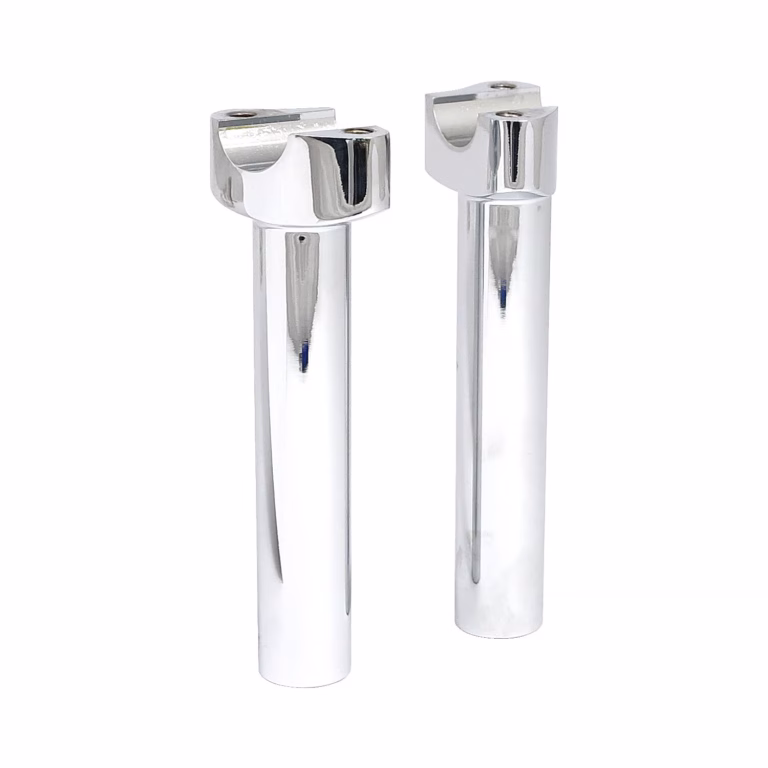 Straight Riser, Chrome, 6 1/2"